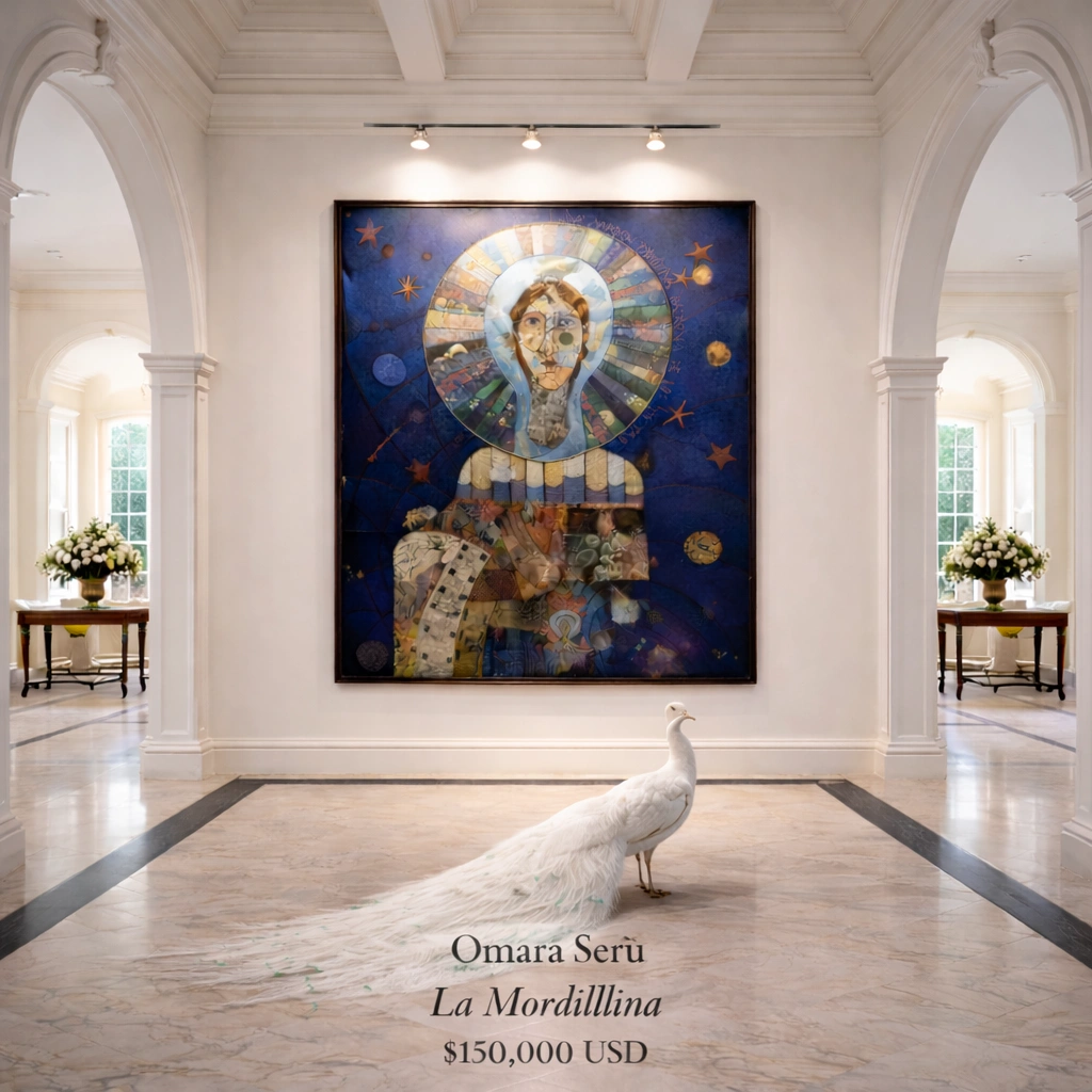 La Mordillina — artwork by Omara Seru